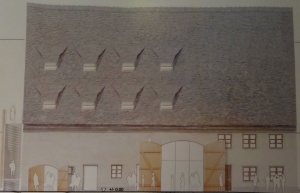 Der Zentstadel in neuem, alten Gewand – die Gauben wurden allerdings auf vier reduziert. Repro: Sonnleitner